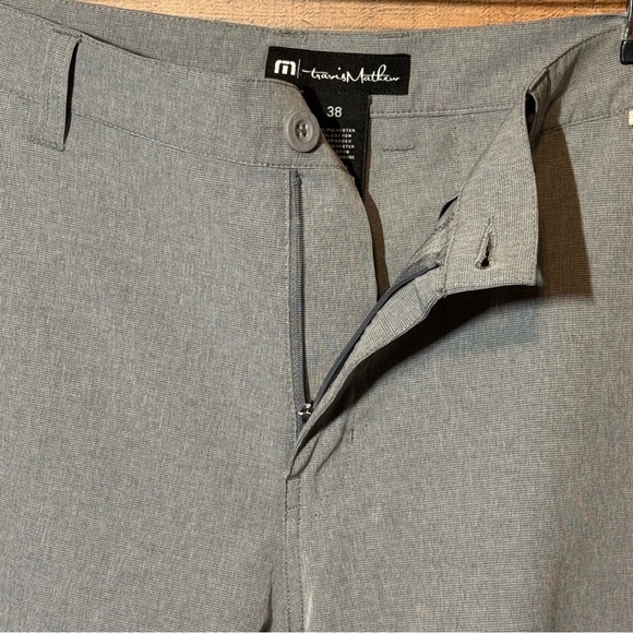 Travis Mathew Beck Shorts Golf Performance Size 38 Stretch Gray 10” Inseam - Picture 8 of 12